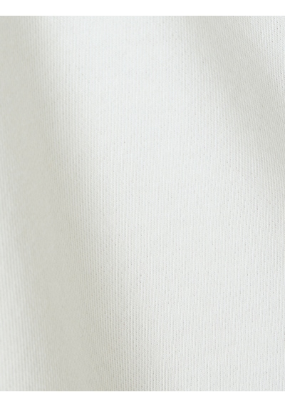 Koton Bisiklet Yaka Uzun Kollu Baskılı Oversize Sweatshirt Beyaz 5sak10219ek Beyaz