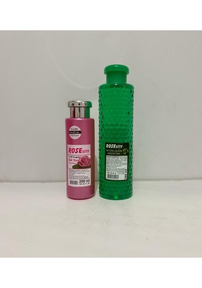 Rosecity %100 Doğal Gül Suyu 200 ml Zeytin Çiçeği  Kolonyası 380 ml Hediye