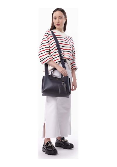 Tommy Hilfiger Tommy Hılfıger Kadın Omuz Çantası Aw0aw17192-dw6 Lacivert