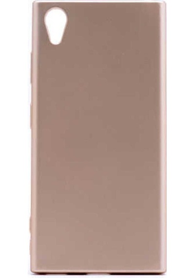 Sony Xperia Xa1 Plus Kılıf Zore Premier Silikon Kapak Gold