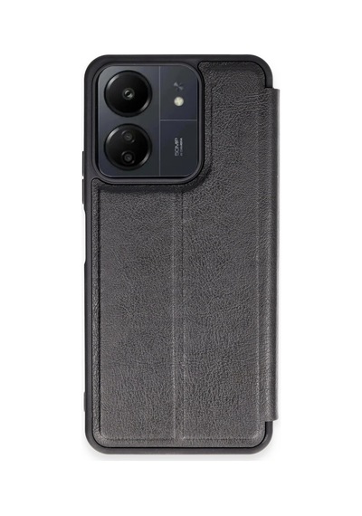 Uryport Xiaomi Redmi 13c Kılıf Flip Cover - Siyah