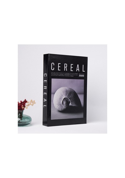 Bakgelal Kitap Görünümlü Dekoratif Kutu, Iskandinav Tarzı , Minimalist Saklama Kutusu Cereal Siyah - Bgakıtappcereal