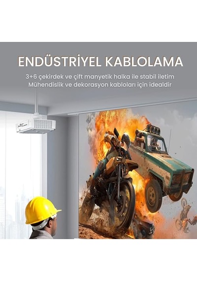 1080p 60hz Vga Görüntü Kablosu 1.5 Metre Genel