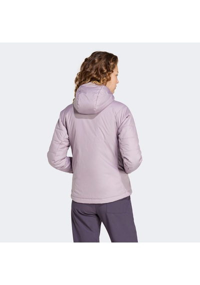 Adidas Terrex Multi Synthetic Insulated Kadın Mor Kapüşonlu Mont Düz Im8198 2800462