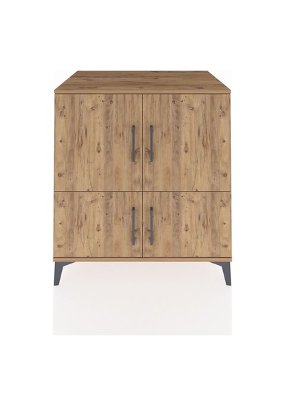 Kronos Şifonyer 3 Raflı 4 Kapaklı 88x59x96 Çam-çam Çam