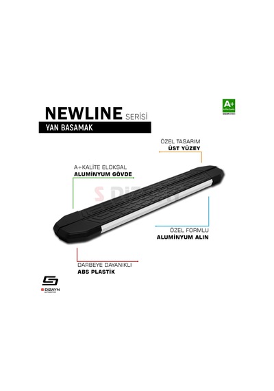 Dfsk E5 Phev Newline Aluminyum Yan Basamak 193 Cm 2023 Üzeri