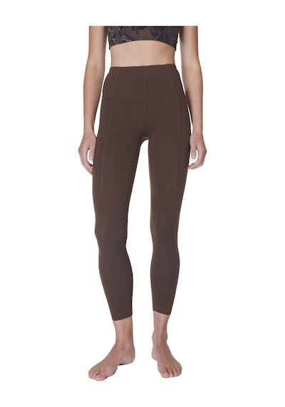 Sweaty Betty Sweaty Betty Super Soft 7/8 Kadın Kahverengi Yoga Tayt 44049 Kahverengi