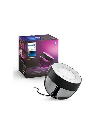 Philips Hue Iris Siyah Akıllı Led Masa Lambası - 25.000 Saat Ampul Kullanım Ömrü 10 Parça Siyah