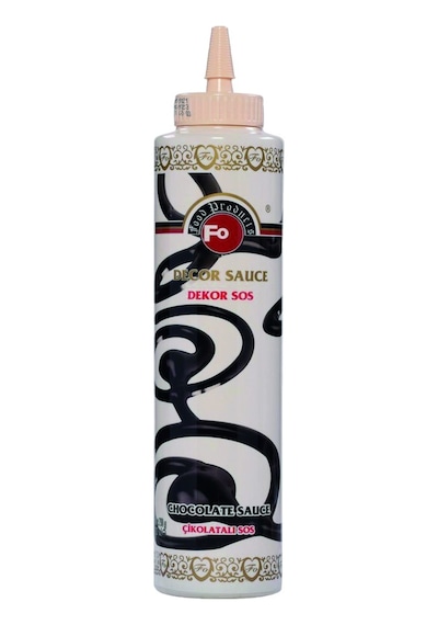 Fo Çikolata Aromalı Dekor Sos 750 G Pastacılık Süsleme 6'li Avantaj Paketi - 6 Adet Tarı