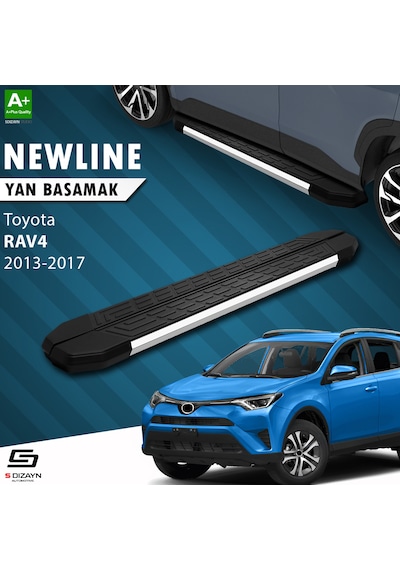 S-dizayn Toyota Rav 4 4 Newline Krom Yan Basamak 173 Cm 2013-2017
