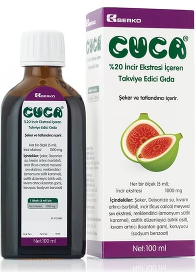 Berko Cuca İncir Eki Şurup 100 ML