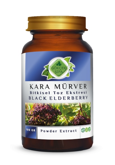 Gökçek Şifa Kara Mürver Toz Eki 100 G