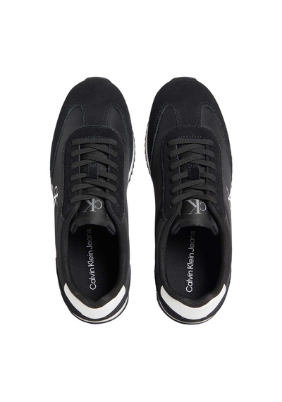 Calvin Klein Runner Laceup Mg Nylon Mı Siyah Kadın Sneaker Siyah