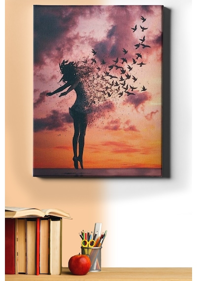 Webstyle Sayılarla Boyama Seti Kasnaklı Özgür Kadın 50 X 65 Cm