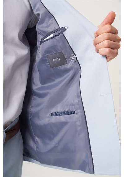İmza Mavi Kırlangıç Yaka Kruvaze 6 Drop Slim Fit Tam Astar Esnek Takım Elbise 1001260902