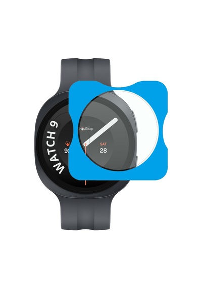 Novstrap Samsung Galaxy Watch 9 40mm İle Uyumlu 9h Temperli Cam Ekran Koruyucu Uygulama Aparatlı