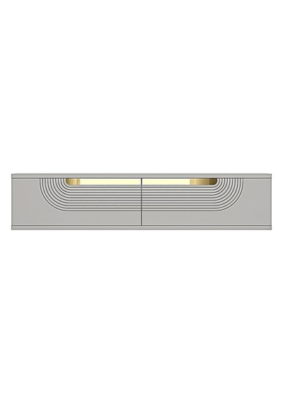 Da1202bg Meyra Dresuar Ve Antre Rafı Beyaz-gold 120cm Beyaz - Altın
