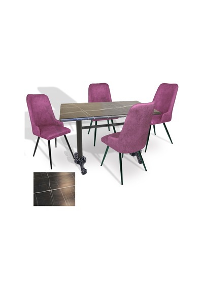 Çipa - Çırağan Mutfak Masa Takımı - 70x120 Werzalit, Wermodin Ve Allzalit Tabla - Palazzo - Mor Çok Renkli Çipa - Çırağan Mutfak Masa Takımı - 70x120 Werzalit, Wermodin Ve Allzalit Tabla - Palazzo - Mor Çok Renkli