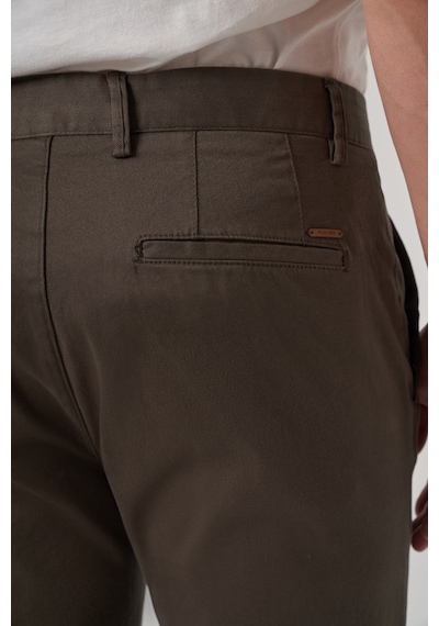 Morven Erkek Haki Pamuk Trend Slim Fit Chino Pantolon 26ks003003710 Haki