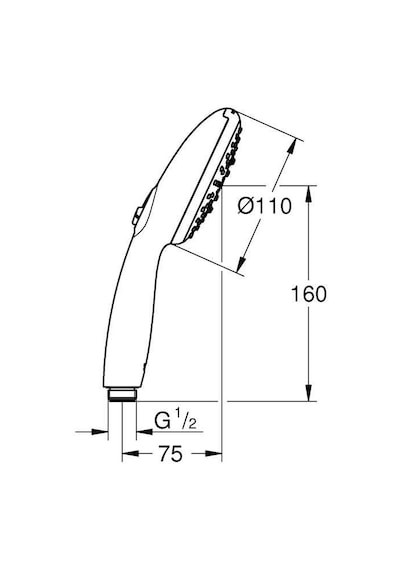 Grohe Tempesta 110 El Duşu 3 Akışlı Rain, Jet, Masaj - 26914003 Gümüş