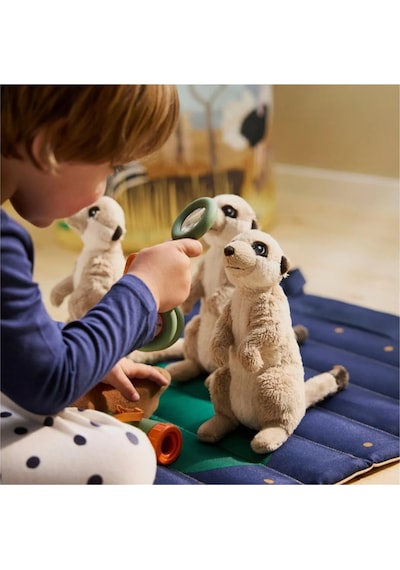 Sandlöpare Yumuşak Oyuncak, Bej, 20 Cm, Mirket Bej