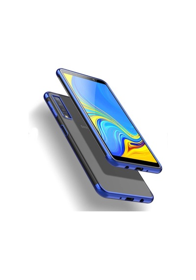Samsung Galaxy Uyumlu A9 2018 Stantli Köseleri Renkli Seffaf Kilif 318089103 - Renk-Kampanya / Siyah-Nano Ekran Koruyucu(+25 Tl)