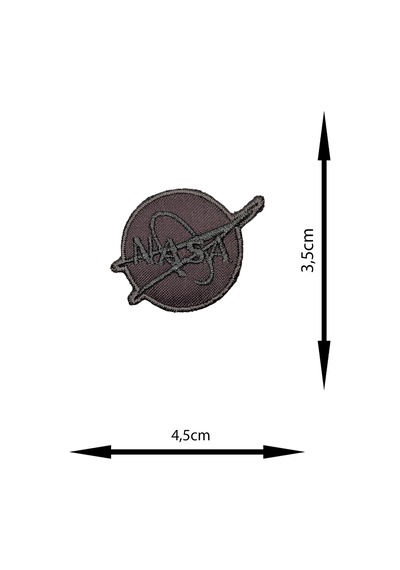 Ütü Ile Yapışan Arma - Patch - Delik Yama Set-2 Modeli Gri 4'lü Set - 327554170