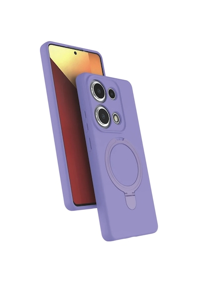 Xiaomi Redmi Note 13 Pro 4g Regal Magsafe Standlı Kapak - Lila 0.2M-Çok Renkli