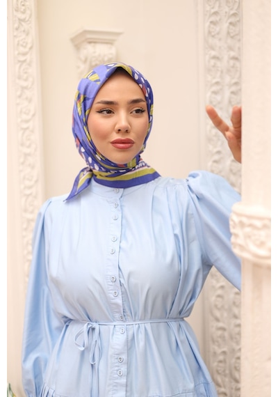 Silk Home Olinda Eşarp 48003-10 Eflatun