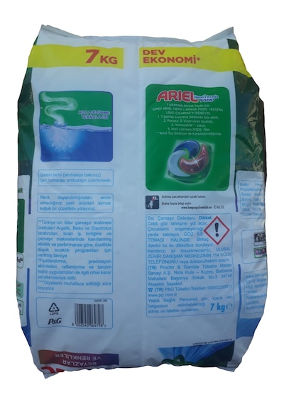 Ariel Matik Toz Çamaşır Deterjanı Dağ Esintisi Beyazlar Ve Renkliler 7 Kg