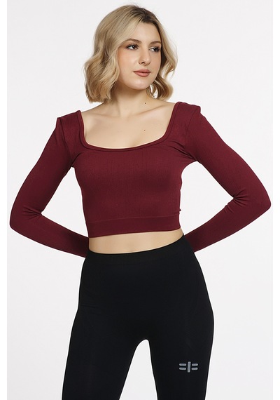Doremi Seamless Straplez Uzun Kollu Fitilli Büstiyer 001