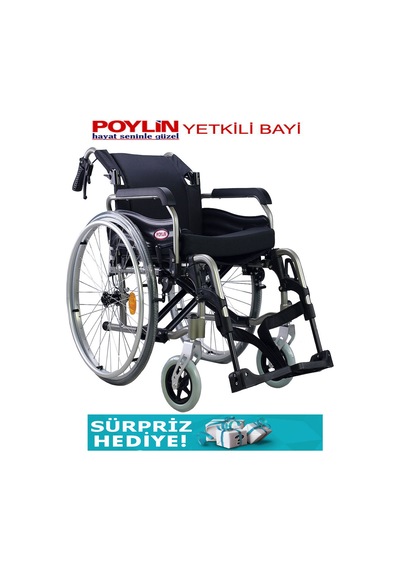 Poylin P957 Alüminyum Hafif Tekerlekli Sandalye