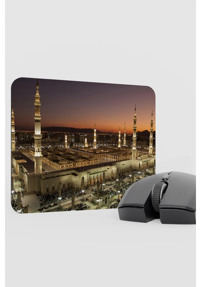 Mescid-i Nebi Medine V2 22x18 Gaming Kauçuk Kaymaz Taban Mouse Pad Fare Altlığı