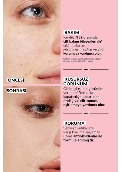 Avon Make Up Care 3'ü 1 Arada Serum Fondöten 435N Warm Deep Tan