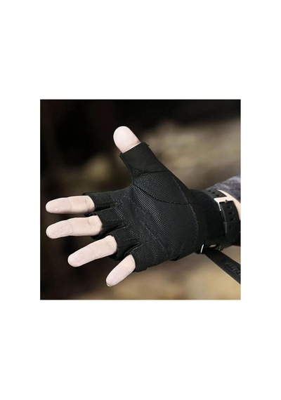 Eser Askeri Malzeme Yarım Taktik Eldiven Spor Askeri Erkek Kadın Avcılık Doğa Sporu Parmaksız Eldiven Siyah Xl Siyah - 599643974 Siyah