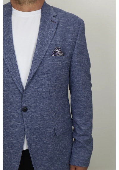 Moda Dmctekstil Erkek Kırçıllı İtalyan Kesim Dar Kalıp Tek Düğme Çift Yırtmaçlı Blazer Ceket Mavi Moda Dmctekstil Erkek Kırçıllı İtalyan Kesim Dar Kalıp Tek Düğme Çift Yırtmaçlı Blazer Ceket Mavi