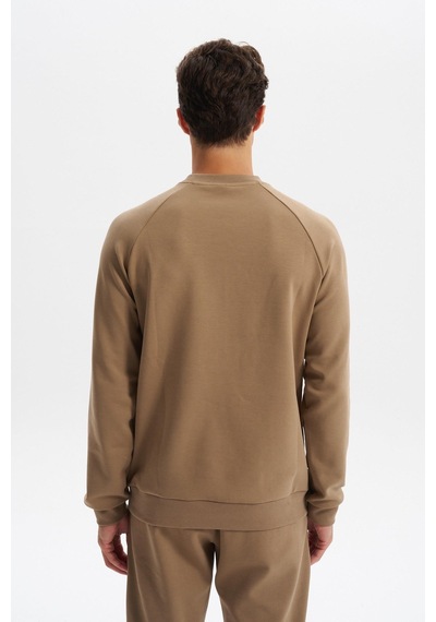 AR-MA Arma Erkek Slim Fit Scuba Interlok Bisiklet Yaka Sweatshirt Ön Sol Fermuarlı Cepli, Sol Kolda Etiketli K30124685402 Gri - Bej AR-MA Arma Erkek Slim Fit Scuba Interlok Bisiklet Yaka Sweatshirt Ön Sol Fermuarlı Cepli, Sol Kolda Etiketli K30124685402 Gri - Bej