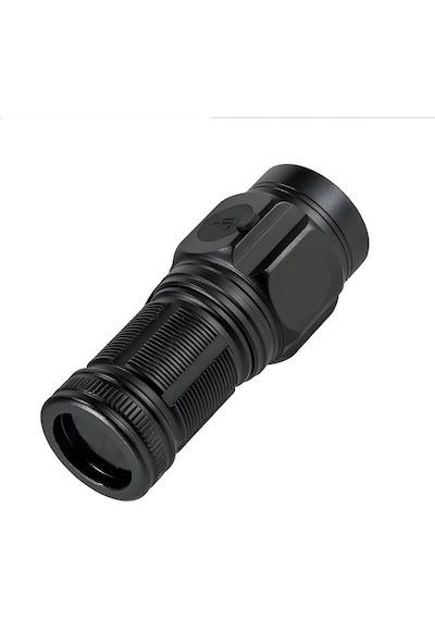 Cevval Ld14 15w Metal Gövdeli 5 Modlu Şarjlı Mini El Cep Feneri Siyah