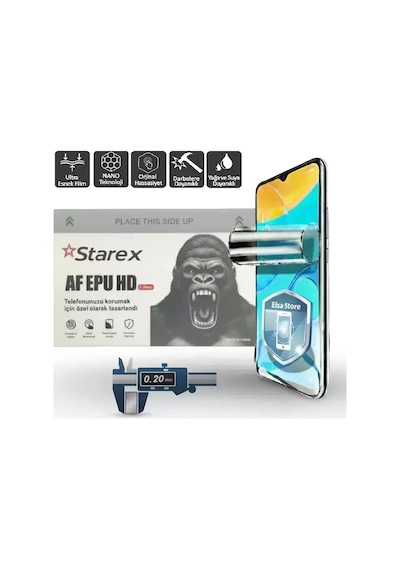 Vivo X Fold 5 Uyumlu Nano Ekran Koruyucu Ultra İnce Af Epu - 0.20 Mm Hd Starex