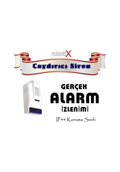 Robotix Caydırıcı Sahte Siren Alarm