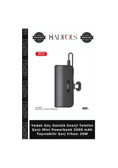 Yedek Güç Günlük Enerji Telefon Şarjı Mini Powerbank 5000 Mah Taşınabilir Şarj Cihazı 20w Diğer