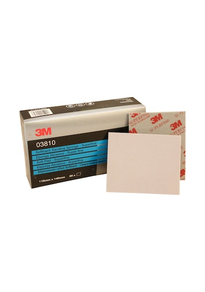 3M 03810 Süper Fine Yumuşak Tabaka Zımpara 115 X 140 Mm