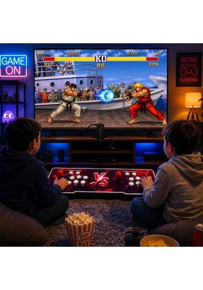 Schitec 4khd 3d Gamebox Arcade 48 Emülatörlü Oyun Konsolu Pandora Atari Makinası 50000 Oyunlu Tv Baglanan Makina