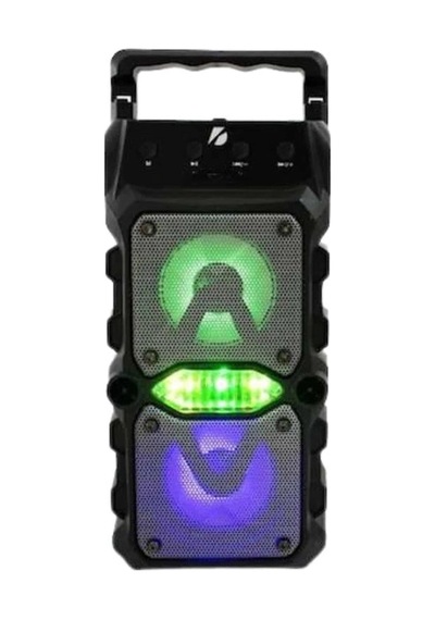 Hubrendy Tekno Taşınabilir Kablosuz Bluetooth Hoparlör Uzun Pil Ömrü Led Işıklı