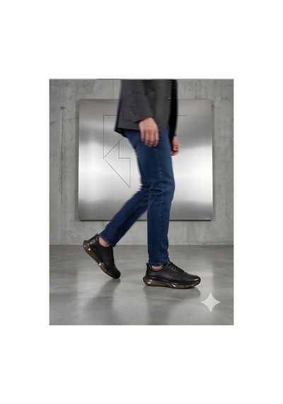 Crc Ayakkabı Crc Premium Seri %100 Hakiki Deri Lüks Sneaker Ortopedik Casual Ayakkabı Siyah Crc Ayakkabı Crc Premium Seri %100 Hakiki Deri Lüks Sneaker Ortopedik Casual Ayakkabı Siyah
