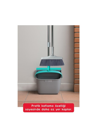 Smarter Premium Katlanır Faraşlı Süpürge Çelik Saplı Smarter Premium Katlanır Faraşlı Süpürge Çelik Saplı