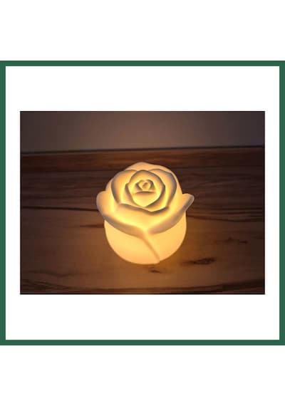 Bezos Romantik Gül Formlu Tealight Mumluk Dekoratif Mum Tutucu Bzs01 Çok Renkli