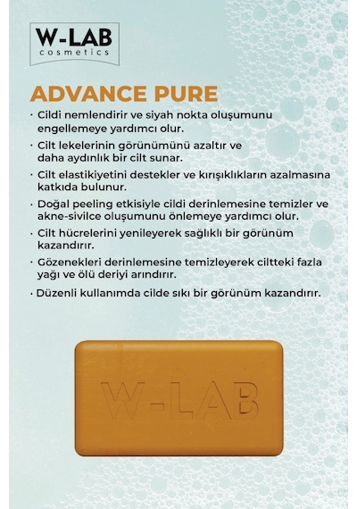 W-Lab Cosmetics Advance Pure Sabun 125 G