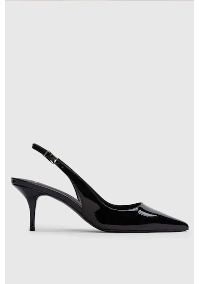 Castle Black Black Suede Studio Kadınlar Için Şık Pointy Toe Slingback Pompa - Patent Deri Ve Kedi Topuk Topuklu Ayakkabı Siyah 38 Castle Black Black Suede Studio Kadınlar Için Şık Pointy Toe Slingback Pompa - Patent Deri Ve Kedi Topuk Topuklu Ayakkabı Siyah 38