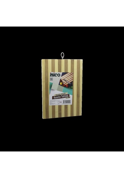 Bambu Kesme Tahtası 18x28x1.3 Cm Metal Kulplu Renkli